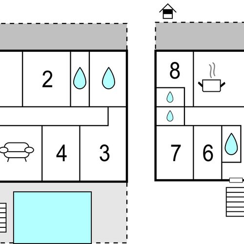 Domek letniskowy 16-osobowy 
