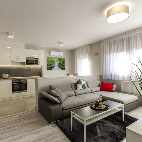 Apartament 6-osobowy na piętrze z 3 pomieszczeniami sypialnianymi
