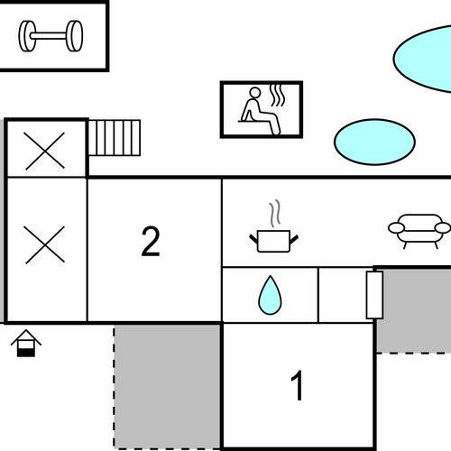 Domek letniskowy 6-osobowy 