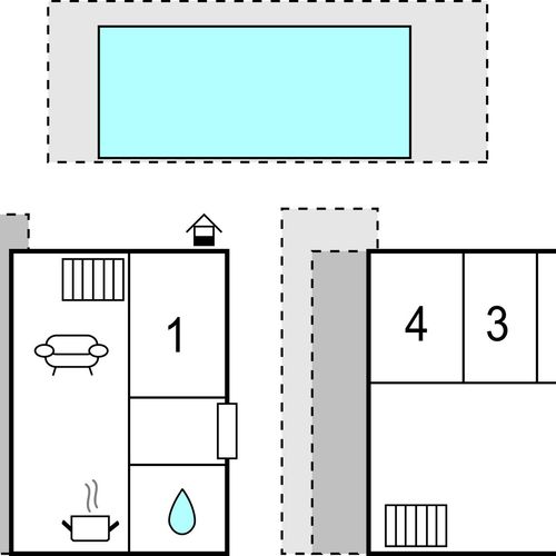 Domek letniskowy 6-osobowy 