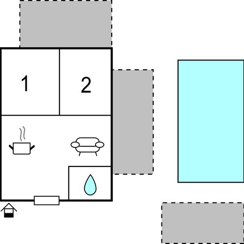 Domek letniskowy 6-osobowy 