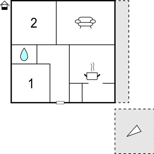 Domek letniskowy 6-osobowy 