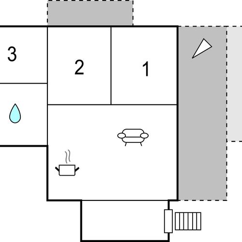 Apartament pentru 6 pers. (se inchirieaza doar integral)