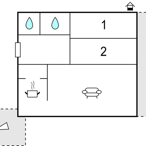 Apartman (jako celek) pro 5 os.