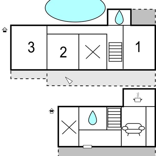Apartament pentru 6 pers. (se inchirieaza doar integral)