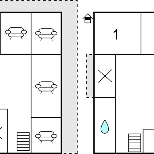 Domek letniskowy 6-osobowy