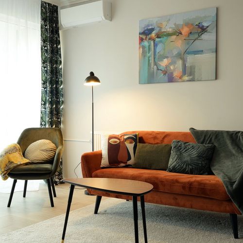 Apartament 2-osobowy Przyjemny wystrój wnętrz z 1 pomieszczeniem sypialnianym (możliwa dostawka)