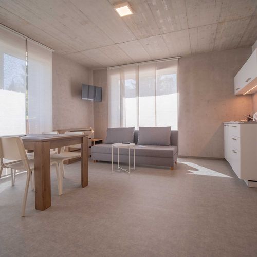 Apartament studio cu chicinetă proprie cu 1 camera pentru 3 pers. (se poate solicita pat suplimentar)