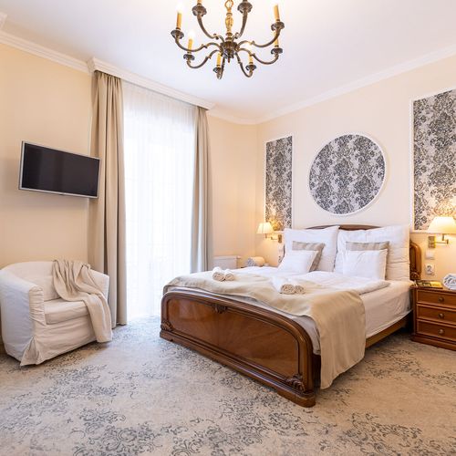 Apartament 2-osobowy Romantyczny z balkonem z 1 pomieszczeniem sypialnianym