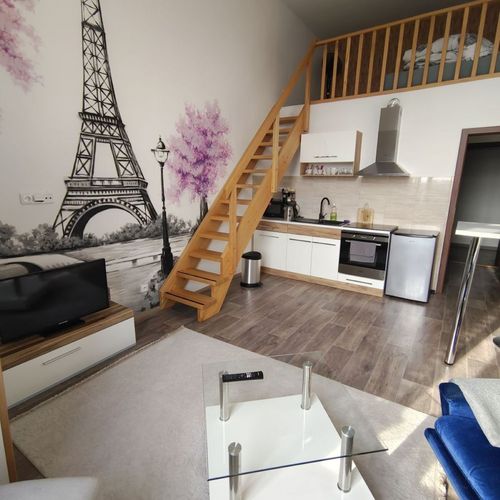 Apartament cu duș cu 1 camera pentru 2 pers.