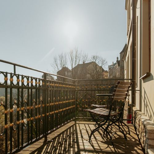 Apartament cu terasă cu 1 camera pentru 2 pers. (se poate solicita pat suplimentar)
