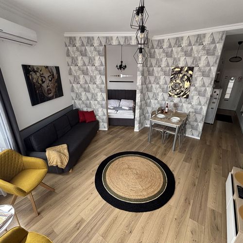 Apartament 4-osobowy z klimatyzacją z panoramą z 2 pomieszczeniami sypialnianymi