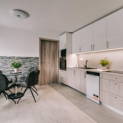 Apartament 4-osobowy na parterze z 2 pomieszczeniami sypialnianymi