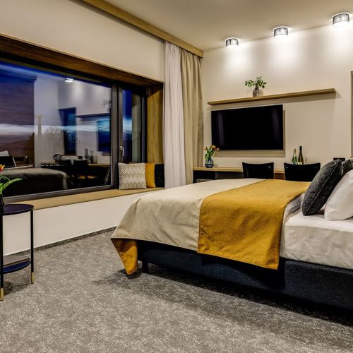 Apartament exclusive cu panoramă cu 2 camere pentru 4 pers. (se poate solicita pat suplimentar)