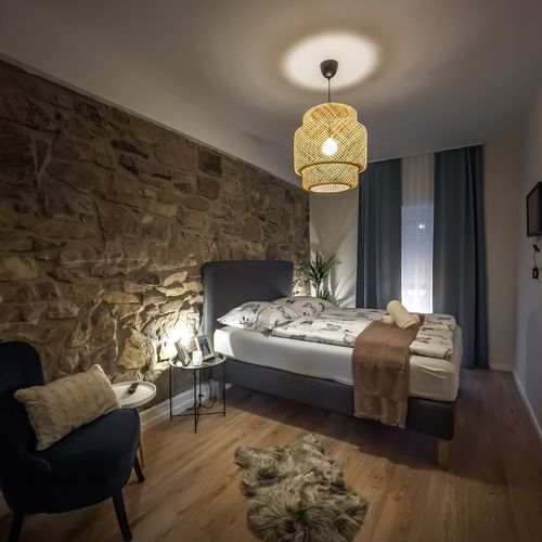 Apartament design cu aer condiționat cu 2 camere pentru 4 pers.