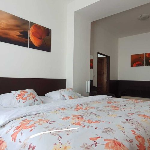 Apartament cu duș cu chicinetă proprie cu 2 camere pentru 3 pers.