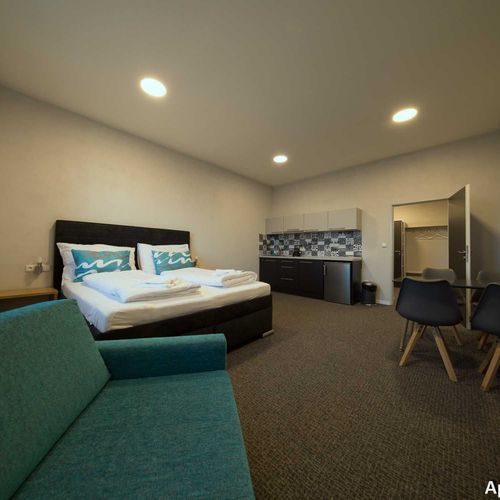 Apartman se sprchou s vlastní kuchyňkou pro 2 os. (s možností přistýlky)