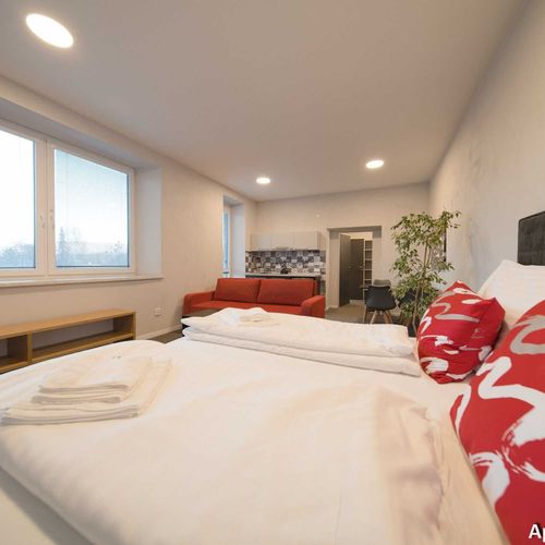 Apartman se sprchou s vlastní kuchyňkou pro 2 os. (s možností přistýlky)