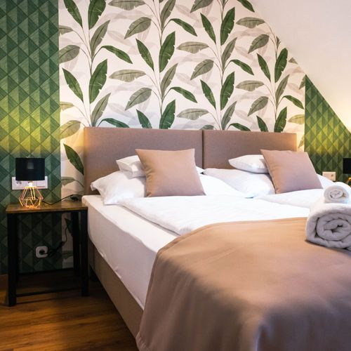 Apartament 4-osobowy z własną kuchnią z widokiem na miasto z 2 pomieszczeniami sypialnianymi