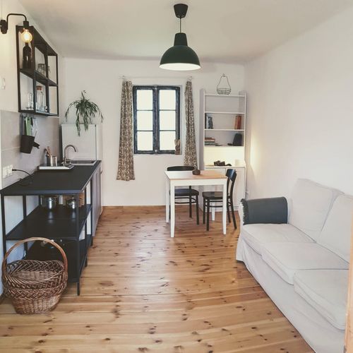 Apartament 3-osobowy z własną kuchnią z widokiem na ogród z 2 pomieszczeniami sypialnianymi