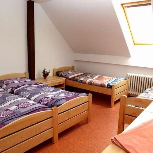 Pokoj se sprchou s privátní koupelnou mimo apartmán pro 5 os.