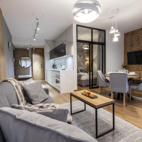 Apartman s terasou pro 4 os. se 2 ložnicemi s výhledem na hory