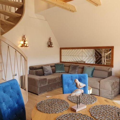 Apartament 4-osobowy z balkonem z widokiem na góry z 2 pomieszczeniami sypialnianymi