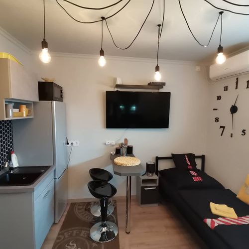 Apartament studio design cu 1 camera pentru 2 pers.