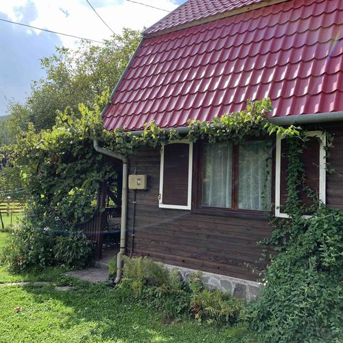 Domek drewniany 8-osobowy z dostępem do ogrodu z widokiem na ogród