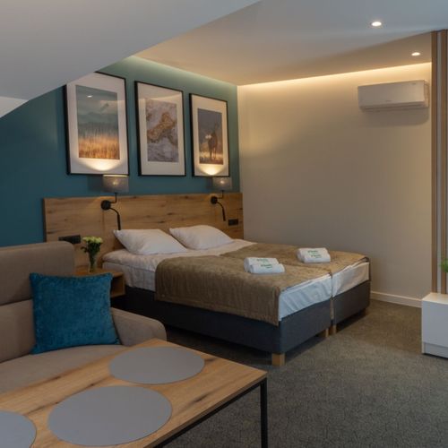 Apartament 4-osobowy Romantyczny z widokiem na góry z 1 pomieszczeniem sypialnianym