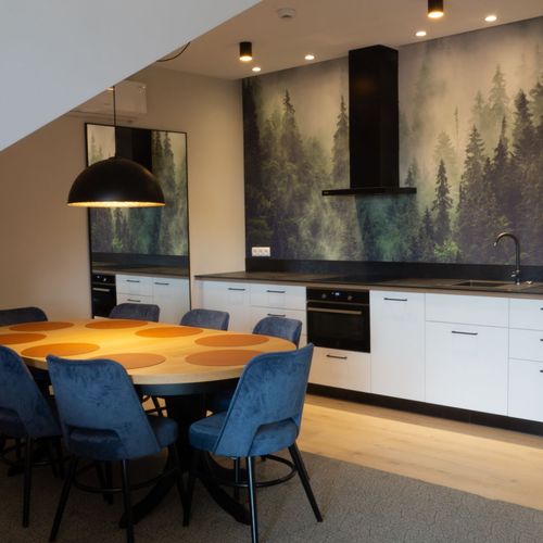 Apartament 8-osobowy Deluxe z widokiem na góry z 3 pomieszczeniami sypialnianymi