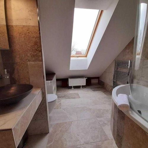 Studio Apartman s koupelnou s manželskou postelí s 1 ložnicí (s možností přistýlky)