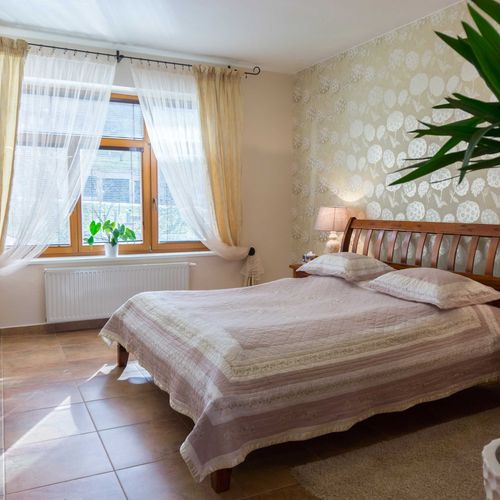 Apartman s koupelnou s vlastní kuchyňkou s manželskou postelí s 1 ložnicí (s možností přistýlky)