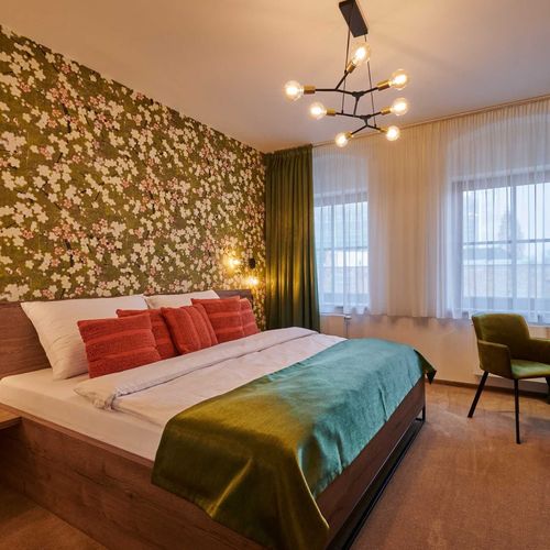 Apartament 2-osobowy z wanną z aneksem kuchennym z 1 pomieszczeniem sypialnianym (możliwa dostawka)