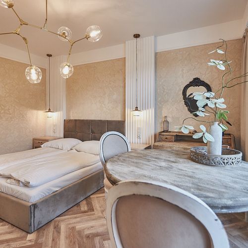Apartament 2-osobowy na piętrze z balkonem z 1 pomieszczeniem sypialnianym