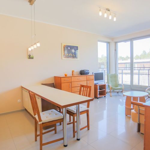 Apartament 4-osobowy na piętrze z balkonem z 2 pomieszczeniami sypialnianymi