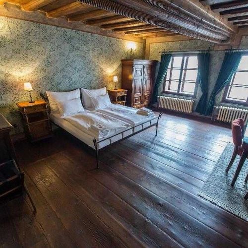 Apartman se sprchou s manželskou postelí s 1 ložnicí s výhledem na město