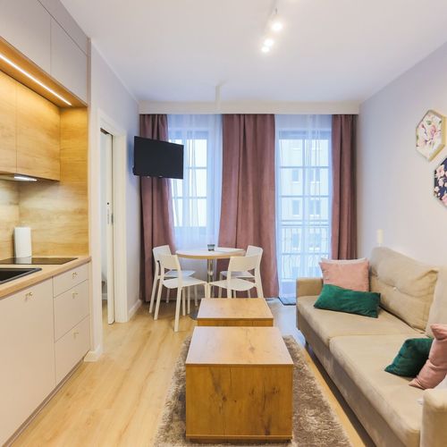 Apartament 2-osobowy na piętrze z balkonem z 1 pomieszczeniem sypialnianym