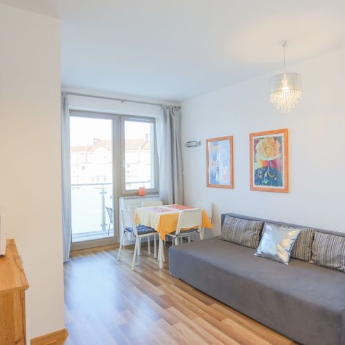 Apartament 2-osobowy na piętrze z balkonem z 1 pomieszczeniem sypialnianym