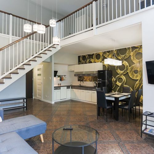 Apartament 6-osobowy na piętrze z tarasem z 3 pomieszczeniami sypialnianymi