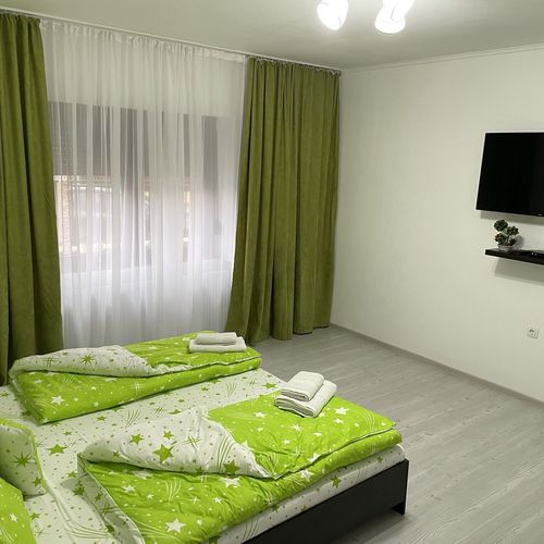 Apartament 4-osobowy Romantyczny Family z 2 pomieszczeniami sypialnianymi (możliwa dostawka)