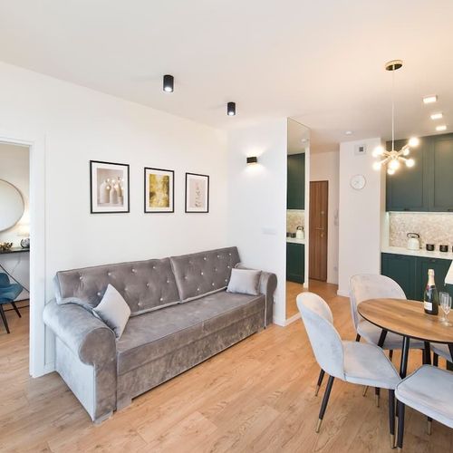 Apartament 4-osobowy na piętrze z panoramą z 2 pomieszczeniami sypialnianymi