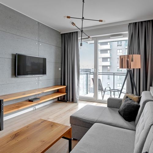 Apartament 4-osobowy na piętrze z widokiem na dziedziniec z 2 pomieszczeniami sypialnianymi