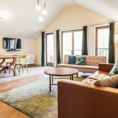 Apartament gold cu panoramă cu 1 camera pentru 2 pers.