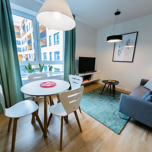 Apartament 6-osobowy Przyjazny podróżom rodzinnym z widokiem na dziedziniec z 3 pomieszczeniami sypialnianymi