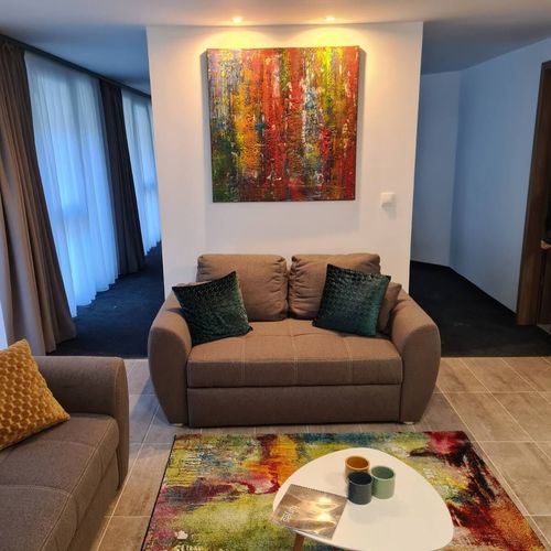 Apartament cu o cameră cu vedere spre oraș cu 2 camere pentru 4 pers.