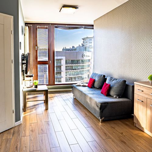 Apartament 6-osobowy z widokiem na miasto z 2 pomieszczeniami sypialnianymi