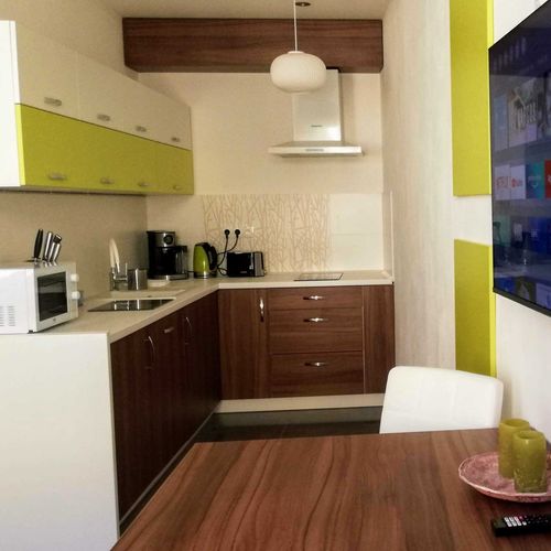 Studio Apartman s vlastní kuchyní s manželskou postelí s 1 ložnicí