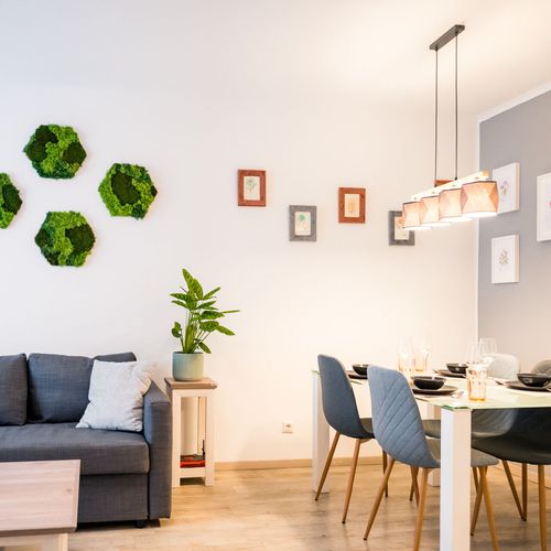Apartament 4-osobowy Exclusive Przyjazny podróżom rodzinnym z 2 pomieszczeniami sypialnianymi