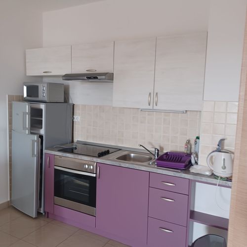 "B" Apartman s manželskou postelí s 1 ložnicí s částečným výhledem na moře